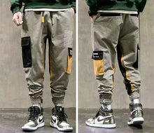 Load image into Gallery viewer, Streetwear Men's Multi Pockets Cargo Harem Pants Hip Hop Casual Male Track Pants Joggers Trousers Fashion Harajuku Men Pants
