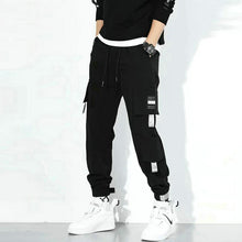 Load image into Gallery viewer, Streetwear Men's Multi Pockets Cargo Harem Pants Hip Hop Casual Male Track Pants Joggers Trousers Fashion Harajuku Men Pants
